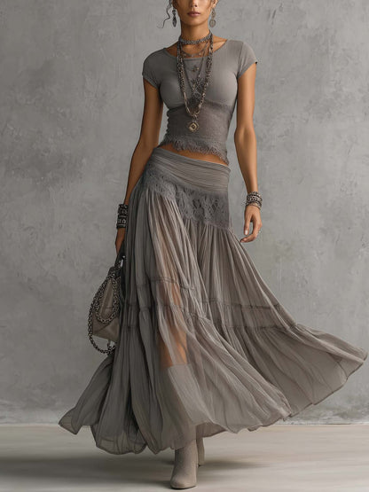 Emilia Ethereal Ethnic Two-Piece Set