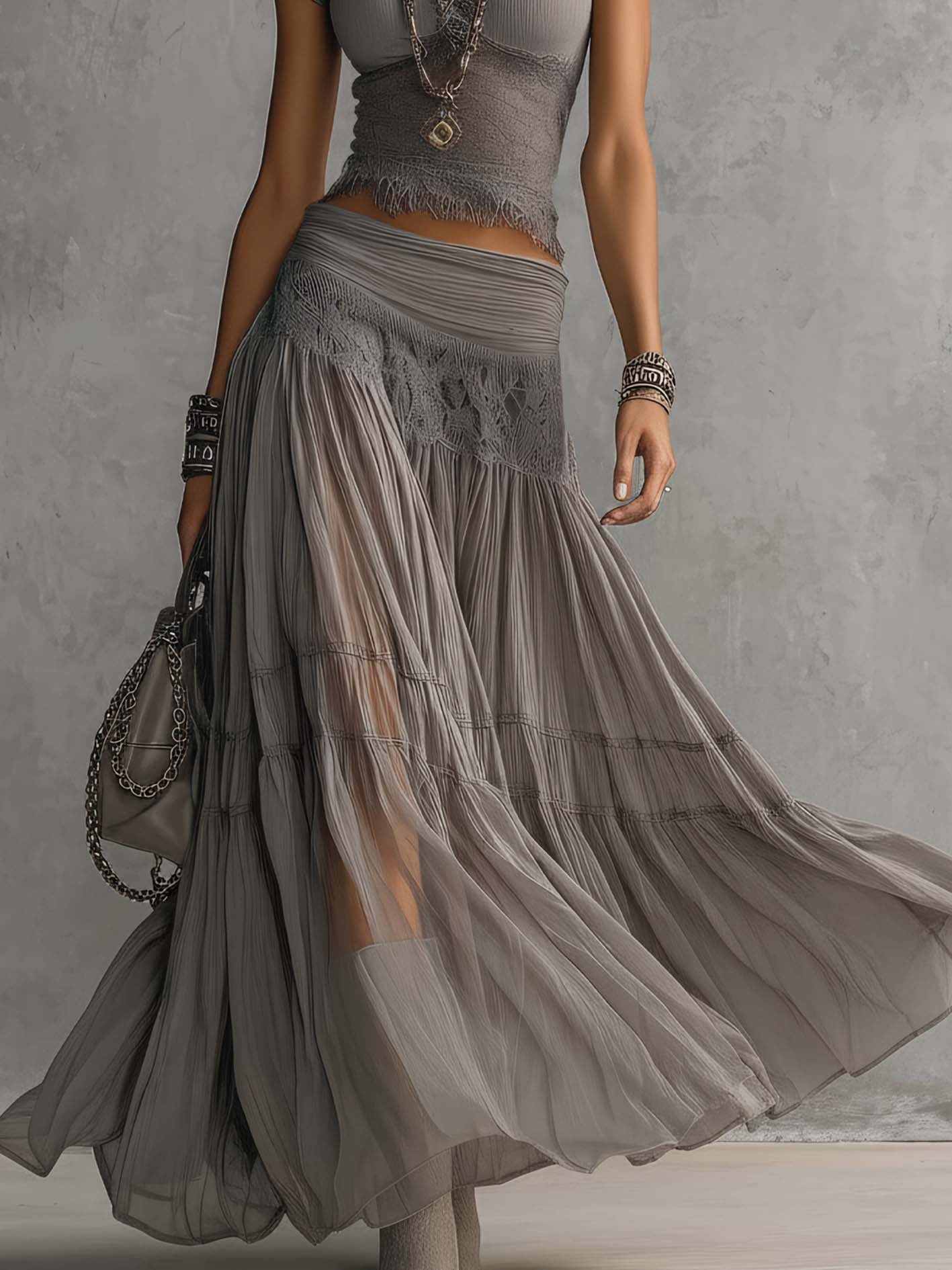 Emilia Ethereal Ethnic Two-Piece Set