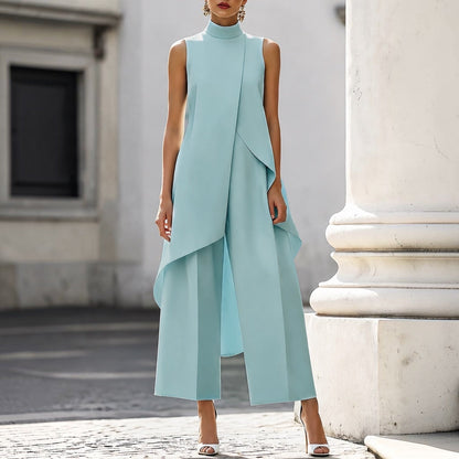 Grace Elegant Wide-Leg Two Piece Outfit