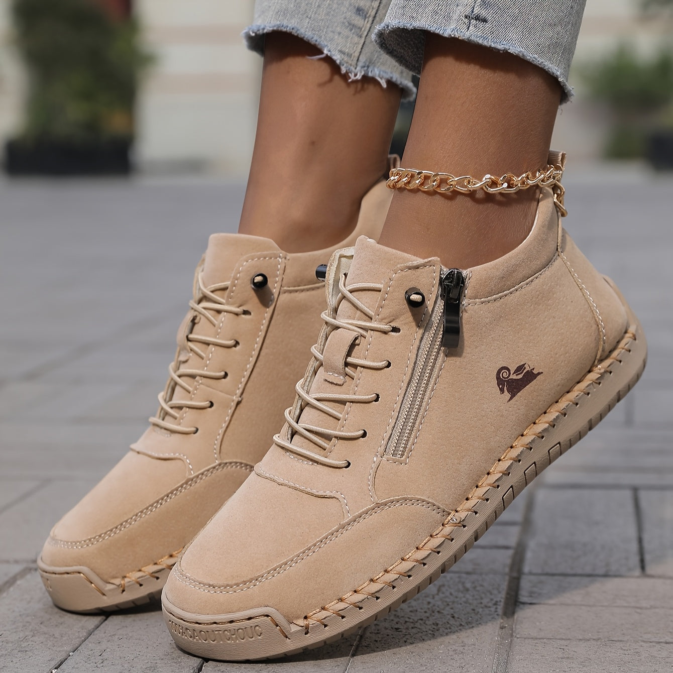 Noemi | Zip-Up Orthopedic Sneakers