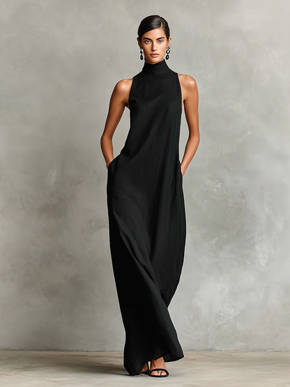 Caterina Minimalist Maxi Dress