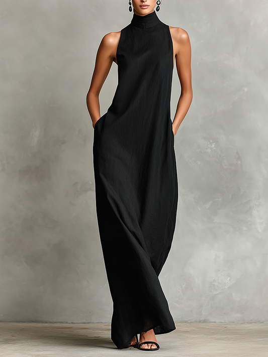 Caterina Minimalist Maxi Dress