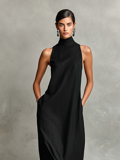 Caterina Minimalist Maxi Dress