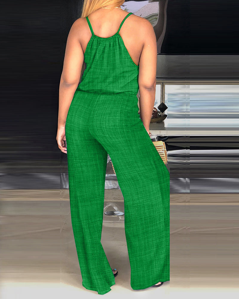 Verena Tied-Waist Jumpsuit