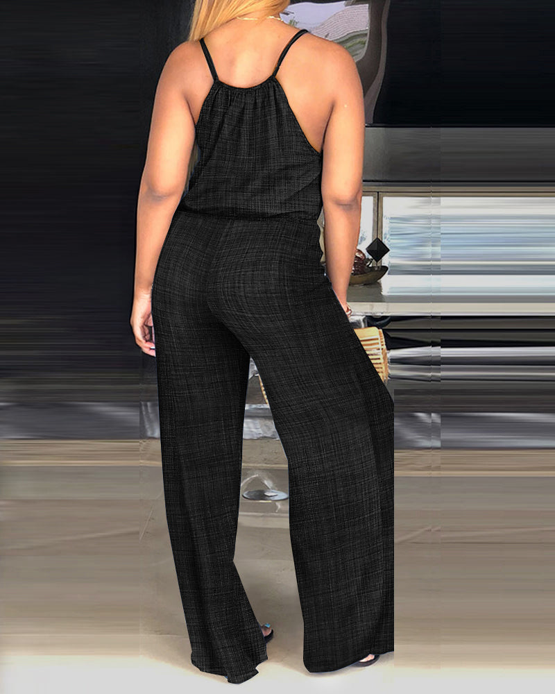 Verena Tied-Waist Jumpsuit