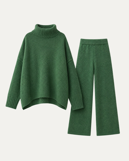 Knitted Roll-Neck Lounge Set