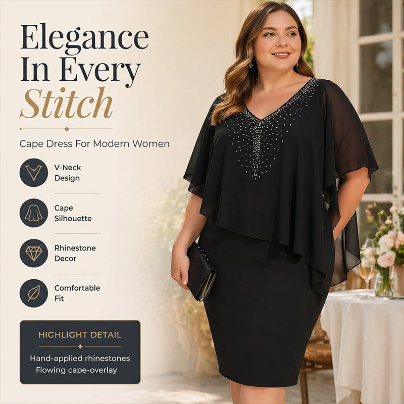 Grace Elegant V-Neck Dress