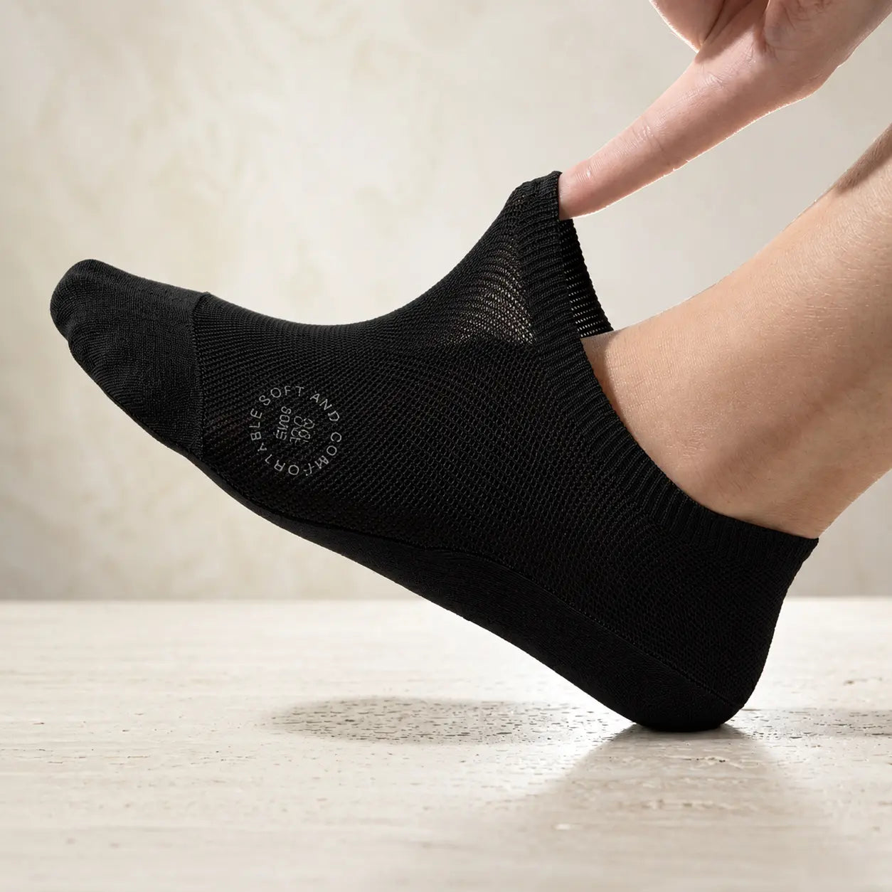 Breathable Reinforced No-Show Socks