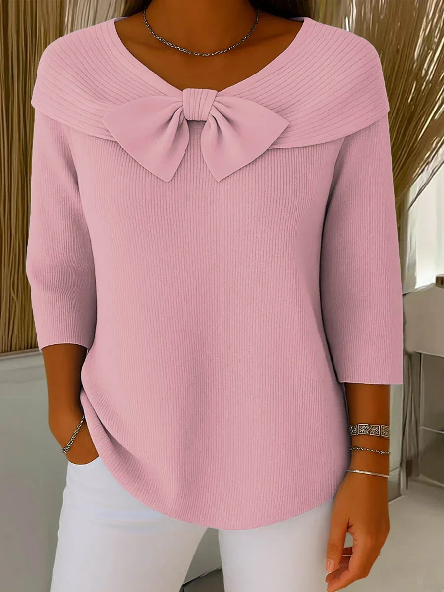 Bow Knit Pullover