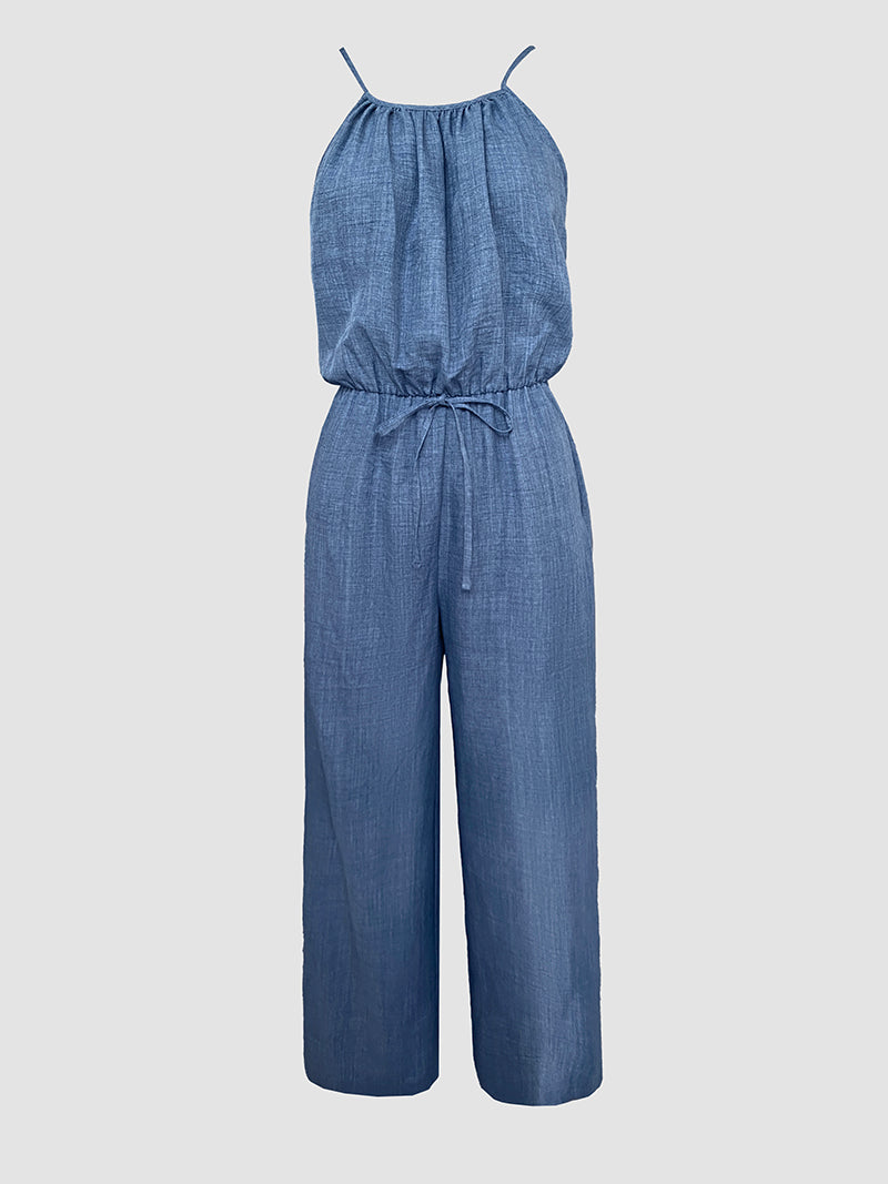 Verena Tied-Waist Jumpsuit