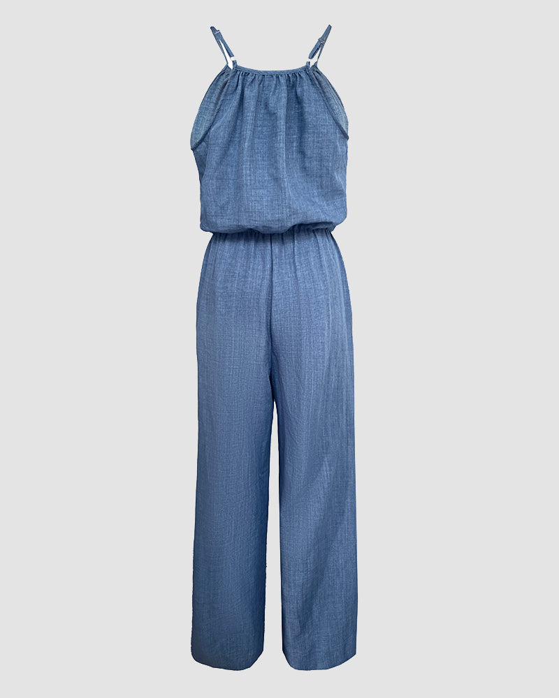 Verena Tied-Waist Jumpsuit