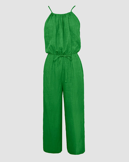 Verena Tied-Waist Jumpsuit