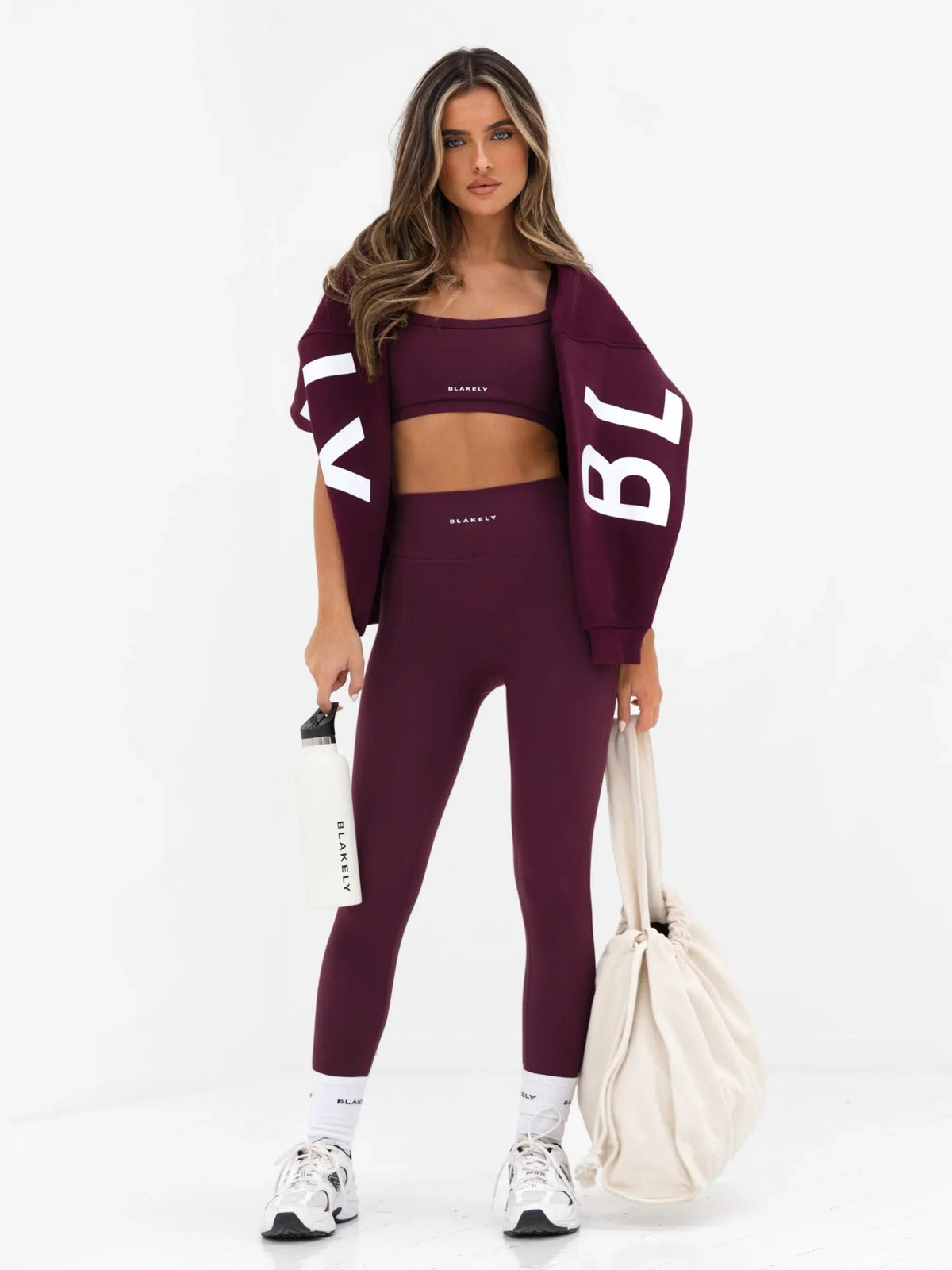 Isabel Oversized Hoodie - Dark Cherry