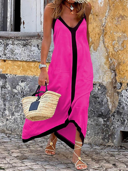 Silvana Color-Block Midi Dress