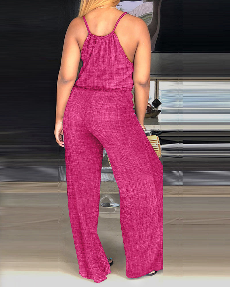 Verena Tied-Waist Jumpsuit