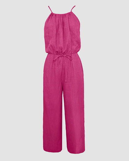 Verena Tied-Waist Jumpsuit
