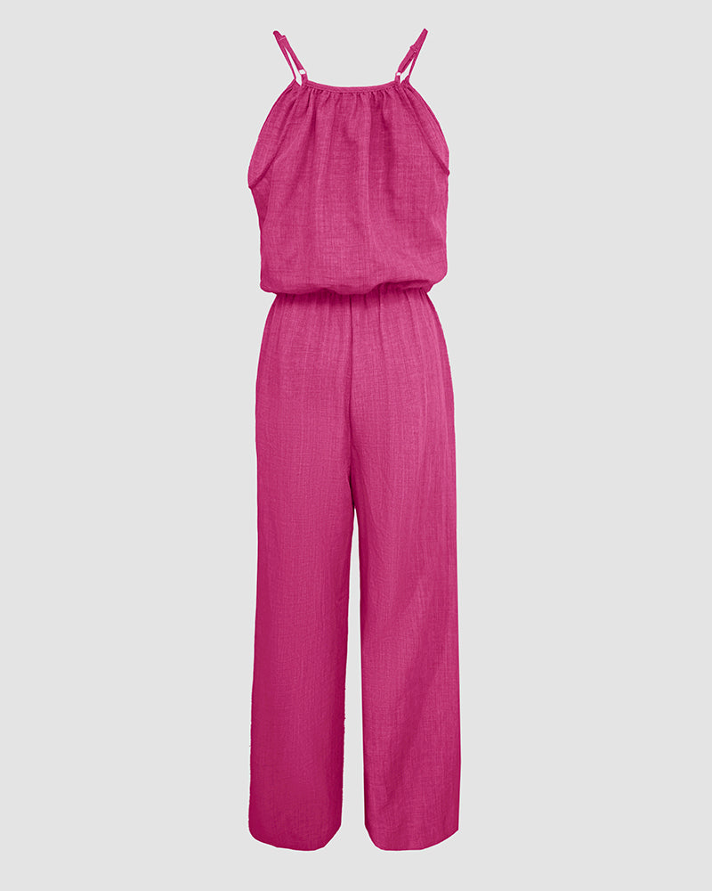 Verena Tied-Waist Jumpsuit