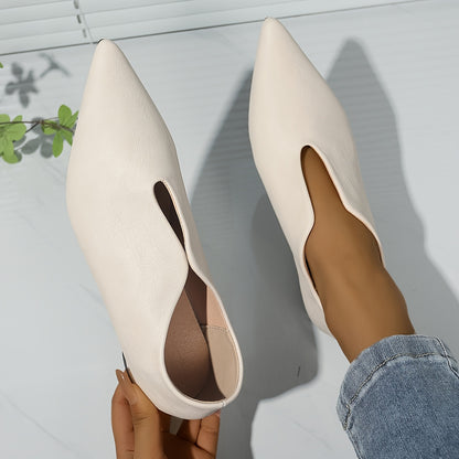 Elegant pointed-toe comfort flats