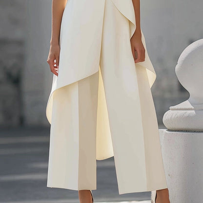 Grace Elegant Wide-Leg Two Piece Outfit