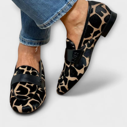 Sofia | Elegant Leopard Print Loafers