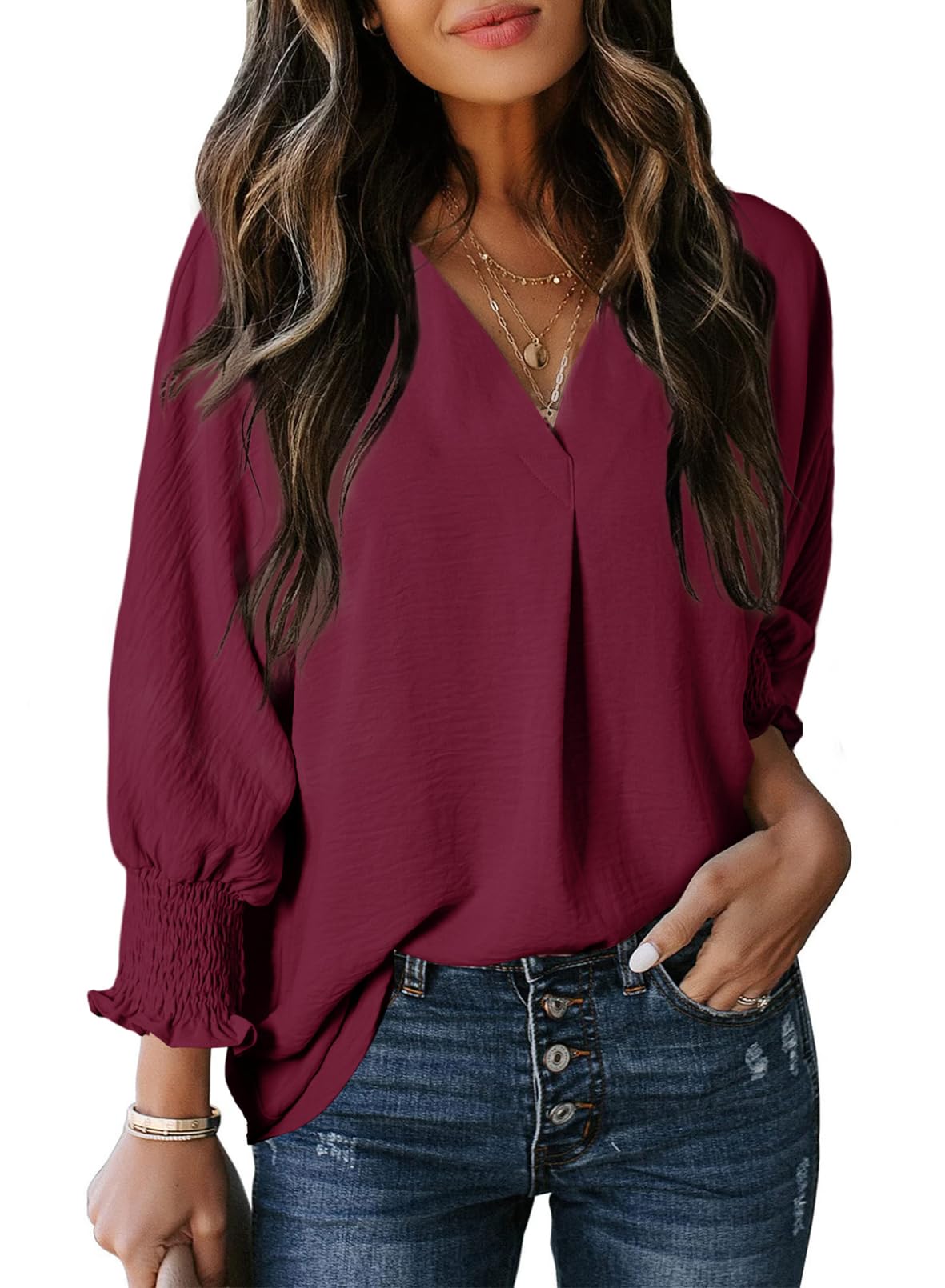 Timeless Casual V-Neck Top