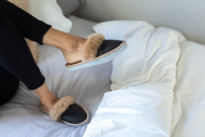 Amelia Sheepskin Mules