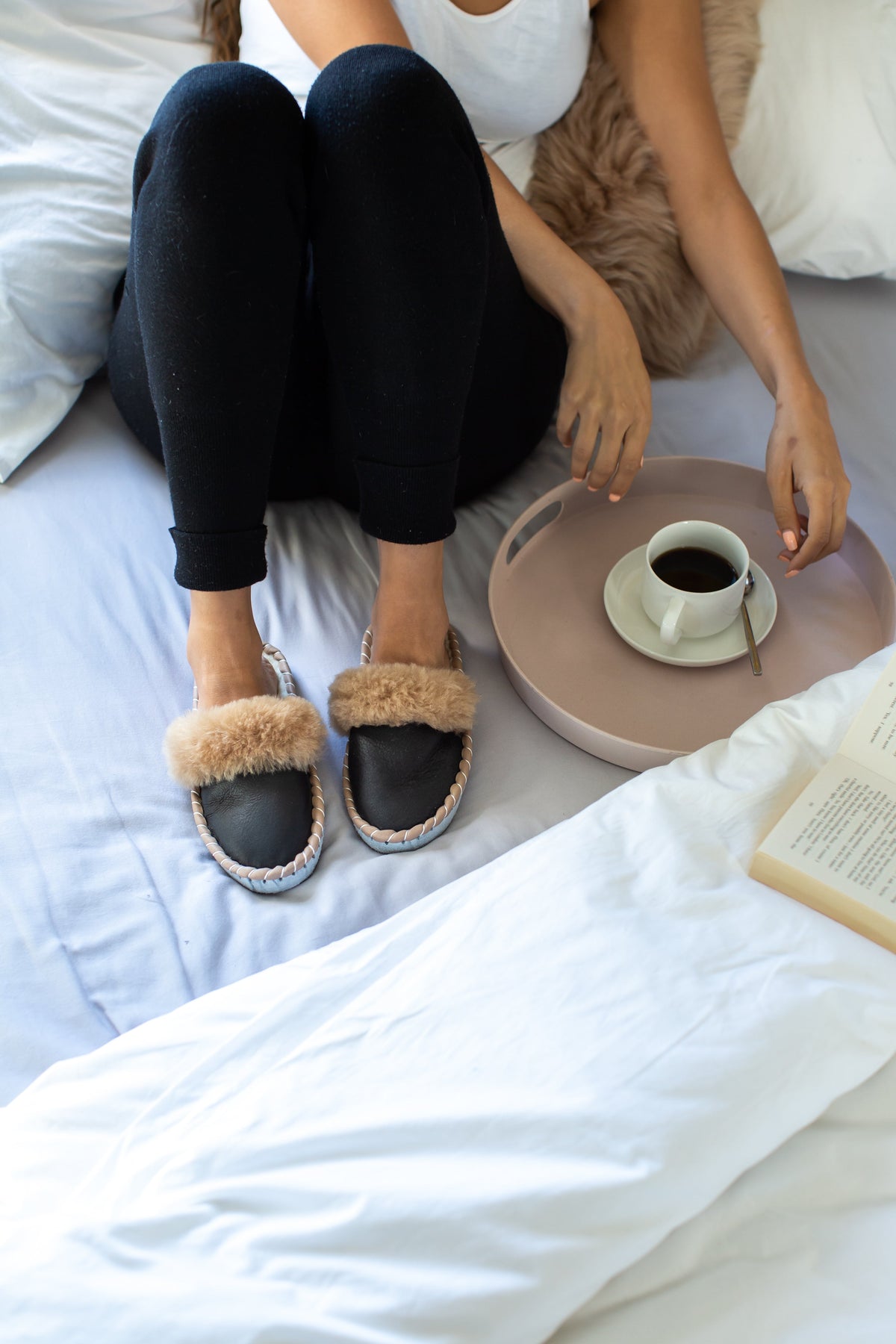 Amelia Sheepskin Mules
