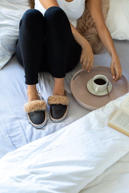 Amelia Sheepskin Mules