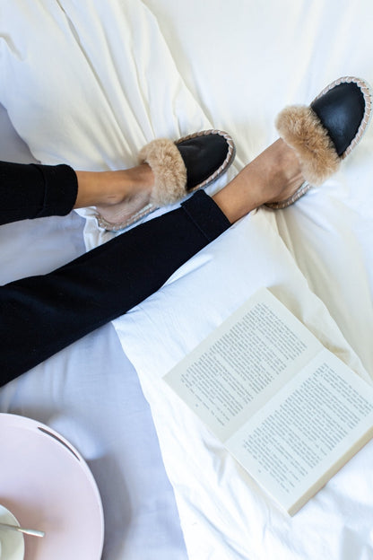 Amelia Sheepskin Mules