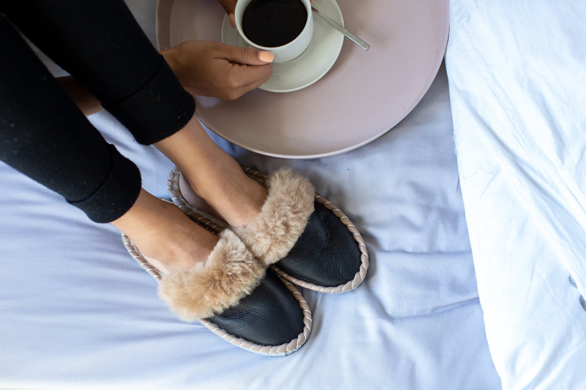 Amelia Sheepskin Mules