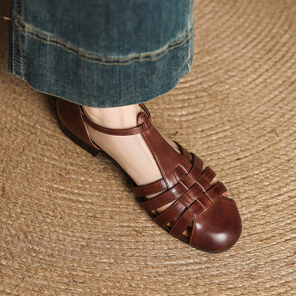 Solene | Orthopedic Leather Ballet Flats