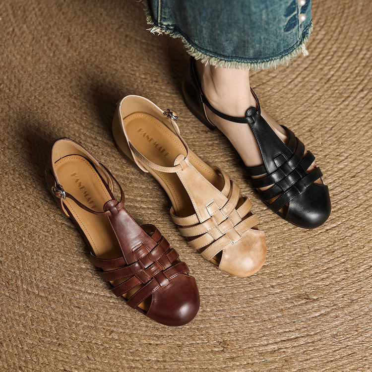 Solene | Orthopedic Leather Ballet Flats