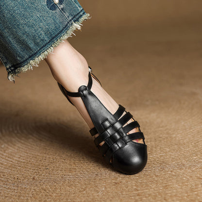 Solene | Orthopedic Leather Ballet Flats