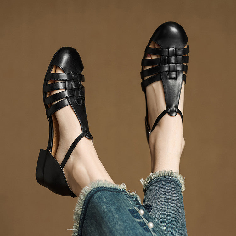 Solene | Orthopedic Leather Ballet Flats