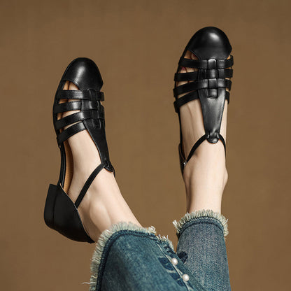 Solene | Orthopedic Leather Ballet Flats