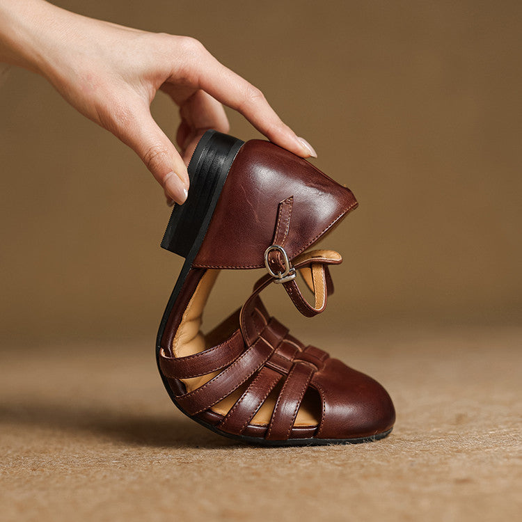 Solene | Orthopedic Leather Ballet Flats