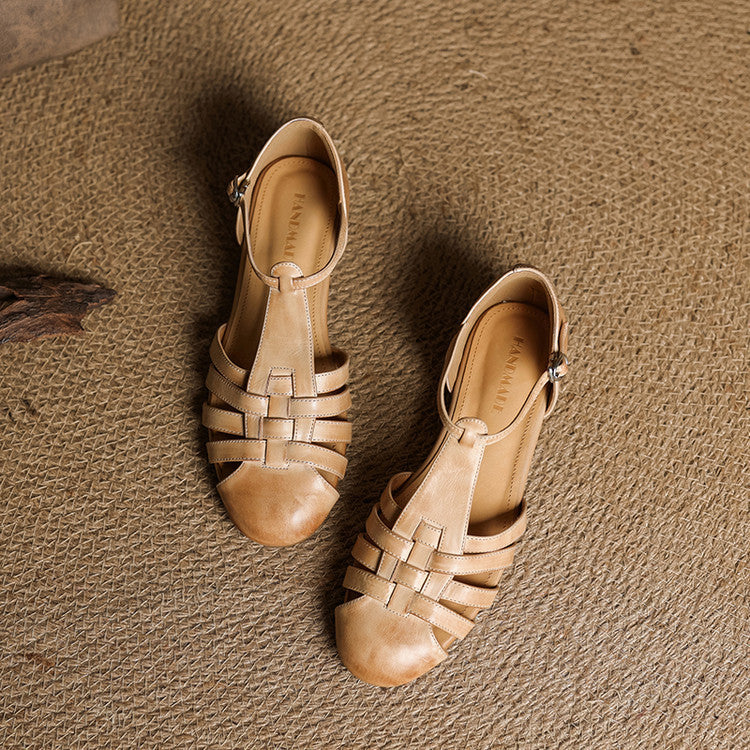 Solene | Orthopedic Leather Ballet Flats