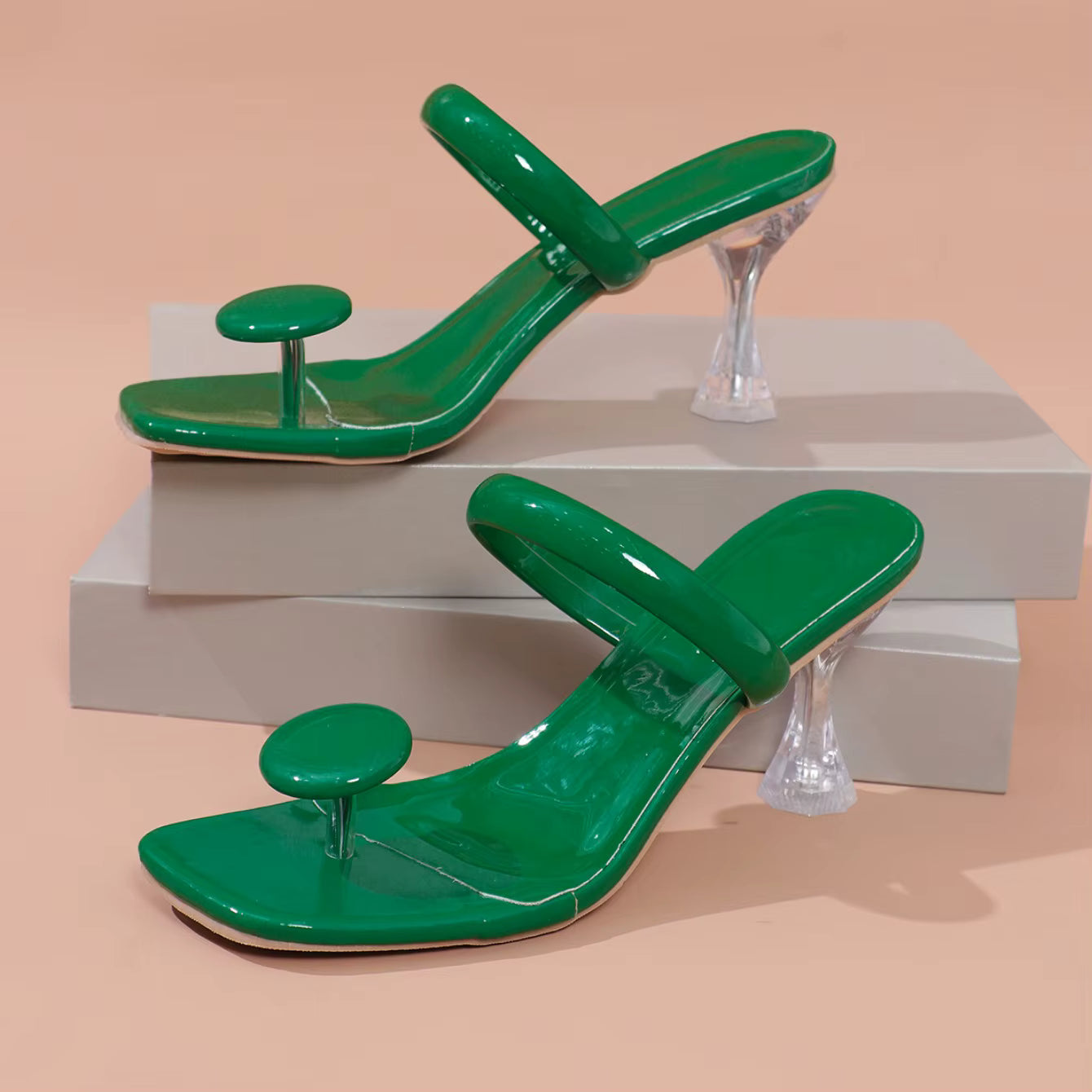 Rosamund Buckle-Strap Platform Sandals