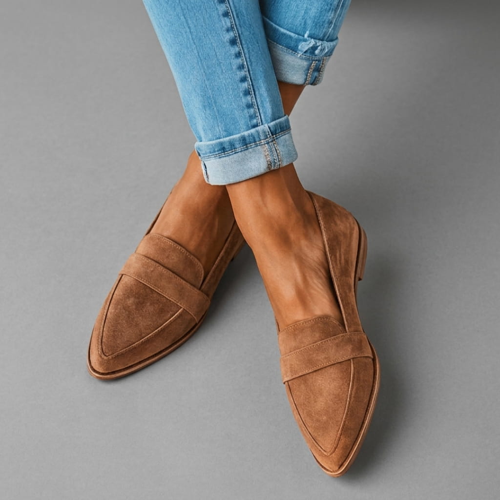 Elena | Soft Suede Loafers