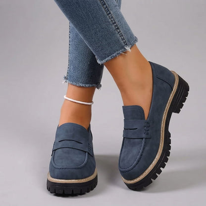 Elsa | College-Style Platform Loafers