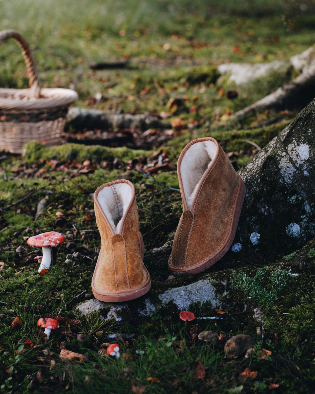 Light Brown Slipper Boots