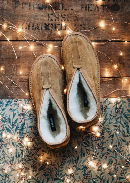Light Brown Slipper Boots