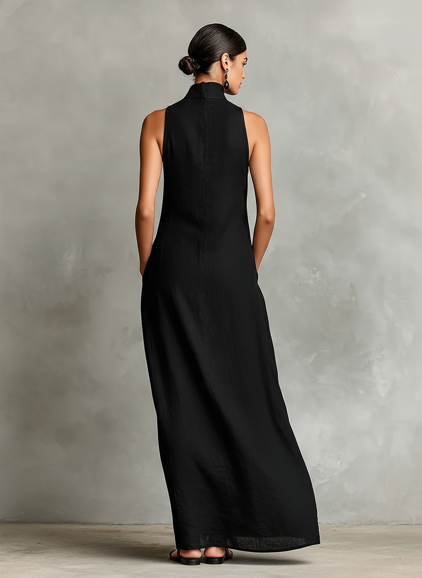 Caterina Minimalist Maxi Dress