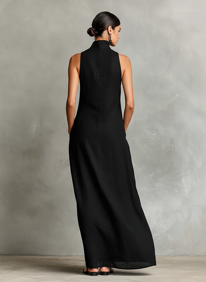 Caterina Minimalist Maxi Dress
