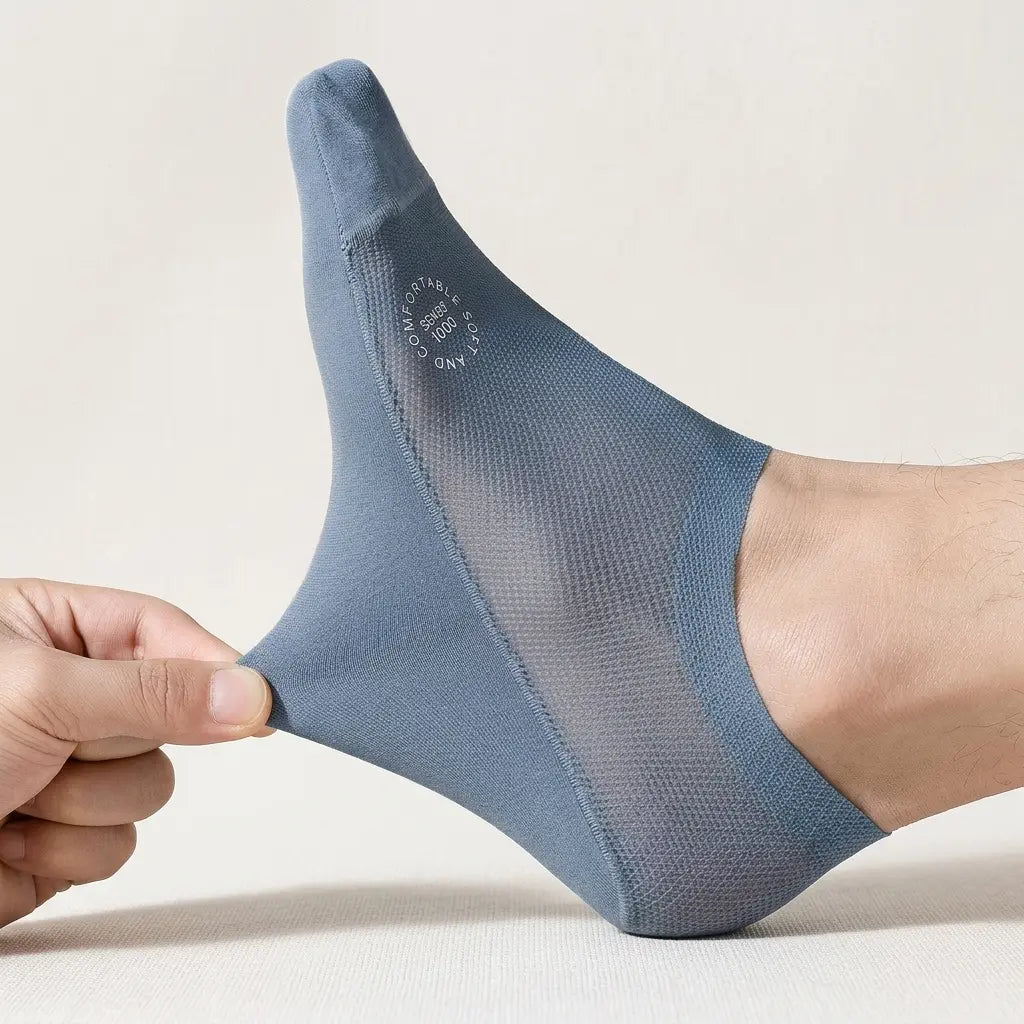 Breathable Reinforced No-Show Socks