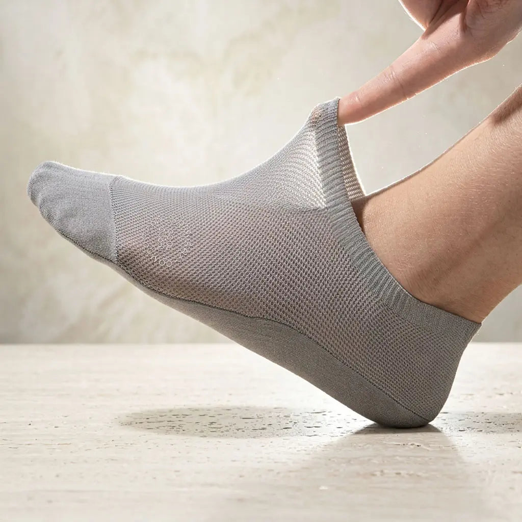 Breathable Reinforced No-Show Socks
