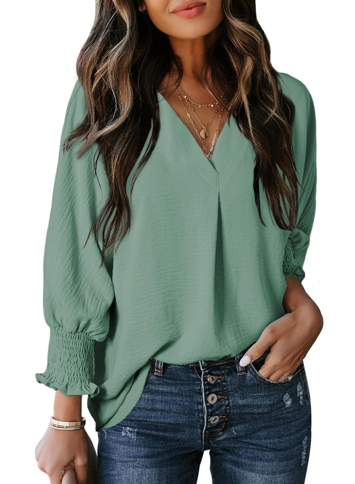 Timeless Casual V-Neck Top