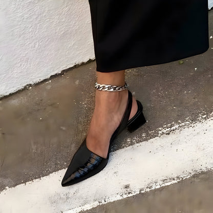Elisa | Wide-Toe Heeled Pumps