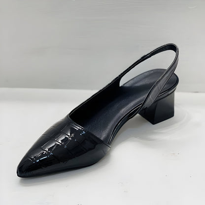 Elisa | Wide-Toe Heeled Pumps