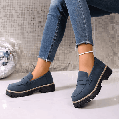 Elsa Platform Penny Loafers